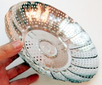 RF-3117 Collapsible Stainless Steel Steamer / Drainer Basket