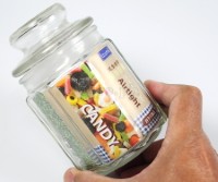 SG7240 Airtight Storage Jar 400ml Octagonal