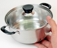 TXQ-2 Stainless Steel Mini Casserole with Glass Lid 18cm (7”)