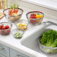 0969 Stainless Steel Shallow Mesh Colander 24.5cm (9.6”)