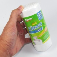 BC0148 Large Bin Liner 78x58cm White 30-Pack