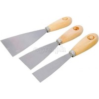 HP0021 3pcs Paint Scraper Set with Wooden Handles