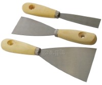 HP0021 3pcs Paint Scraper Set with Wooden Handles