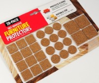 HY0117 28-pack Self Adhesive Cork Furniture Protectors