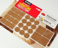 HY0117 28-pack Self Adhesive Cork Furniture Protectors