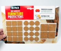 HY0117 28-pack Self Adhesive Cork Furniture Protectors