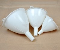 KA0144 3 pack White Plastic Funnels Set