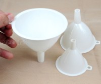 KA0144 3 pack White Plastic Funnels Set