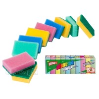 TB1300530 10pcs Heavy Duty Scrub Sponge Assorted Colors