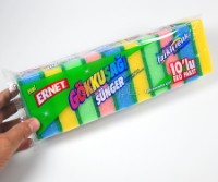 TB1300530 10pcs Heavy Duty Scrub Sponge Assorted Colors