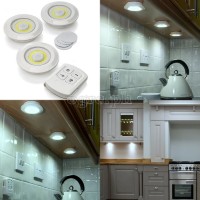 3 pcs Wireless LED Lights with Remote Control