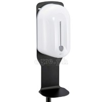 SDS-03 Automatic Alcohol Dispenser Stand Portable Adjustable Black Stainless Steel