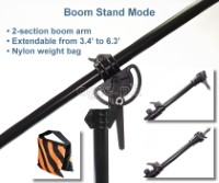 LS-21 2-in-1 Convertible Boom Stand / Light Stand