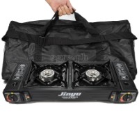 BDZ-155 Portable 2-Burner Butane Gas Stove with Free Storage Bag