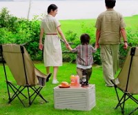 Foldable High-Backrest Moon Chair 95*40*40cm