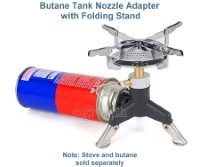15C3 Butane Tank Nozzle Adapter with Folding Tripod
