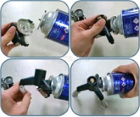 15C3 Butane Tank Nozzle Adapter with Folding Tripod