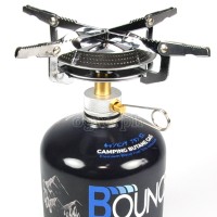 15S120 Round Camping Stove (Screw-on Cannister Mount)