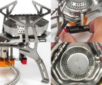 15S129 3500W Folding Windproof Camping Stove (Remote Cannister Type)
