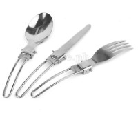 15S201 3-pcs Stainless Steel Outdoor Cutlery Set
