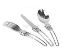 15S201 3-pcs Stainless Steel Outdoor Cutlery Set