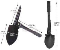 18S411S 5-in-1 Foldable Compact Spade Shovel