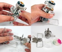 BL300-F1 Portable Butane Gas Lantern with Plastic Glass Lampshade