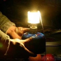 BL300-F1 Portable Butane Gas Lantern with Plastic Glass Lampshade