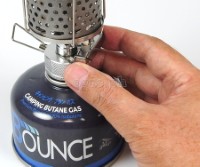 BL300-F2 Portable Butane Gas Lantern with Metal Lampshade