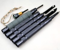 DFT-N1 Multi-function Aluminum Alloy Tactical Trekking Pole / Survival Kit (106cm / 41.5”)