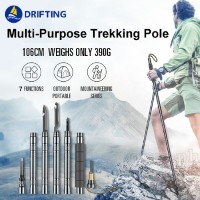 DFT-N1 Multi-function Aluminum Alloy Tactical Trekking Pole / Survival Kit (106cm / 41.5”)