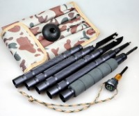DFT-N1 Multi-function Aluminum Alloy Tactical Trekking Pole / Survival Kit (106cm / 41.5”)