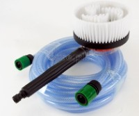 BGH-01 Rotary Brush Attachment with 5m / 10m PVC Garden Hose Set