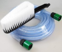 BGH-02 Fixed Brush Attachment with 5m / 10m PVC Garden Hose Set