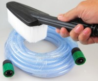 BGH-02 Fixed Brush Attachment with 5m / 10m PVC Garden Hose Set