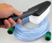 BGH-02 Fixed Brush Attachment with 5m / 10m PVC Garden Hose Set