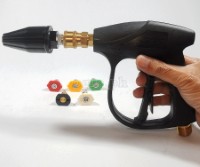 FGK-02 2175psi Pressure Washer Gun Kit with Rotary Turbo Nozzle and Set of 5 Quick-Connect Nozzles