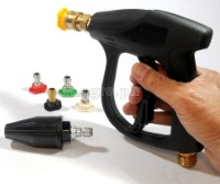 FGK-02 2175psi Pressure Washer Gun Kit with Rotary Turbo Nozzle and Set of 5 Quick-Connect Nozzles