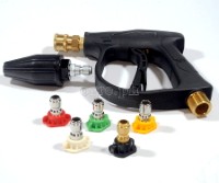 FGK-02 2175psi Pressure Washer Gun Kit with Rotary Turbo Nozzle and Set of 5 Quick-Connect Nozzles