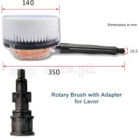 PWB-01LVR Rotary Cleaning Brush Attachment for Lavor Wash Guns