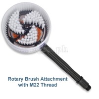 PWB-01M22 Rotary Cleaning Brush Attachment for Wash Guns with M22 Threaded Outlet