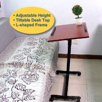 MOT-01 Mobile Fully Adjustable Overbed Table (60x40cm Desk Top)