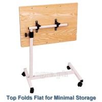 MOT-01 Mobile Fully Adjustable Overbed Table (60x40cm Desk Top)
