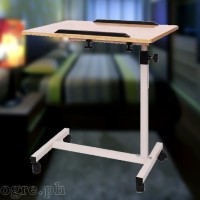 MOT-01 Mobile Fully Adjustable Overbed Table (60x40cm Desk Top)