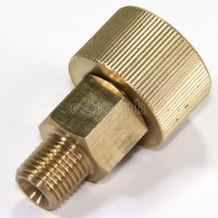 PWA-07B Metric M22 x 15mm Female Twist Connector to 1/4 BSP Male Adapter (Pressure Washer Fitting Converter)