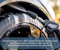 PWN-06 Heavy Duty 3000psi Rotary Turbo Nozzle (Ceramic Nozzle/Aluminum Body)