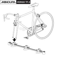 Vergo-TF3 In-Vehicle Bicycle Transport Base (3 bikes)