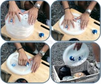 NH14S002-T 5/10/15-Liters Collapsible Water Bucket