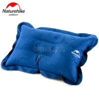 NH15A001-L Inflatable Suede Travel Pillow 