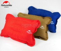 NH15A001-L Inflatable Suede Travel Pillow 